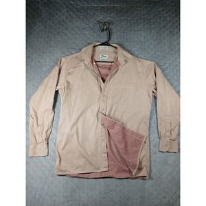 Gremberg Mens Tan Cotton Rich Easy Iron Button Down Shirt Long Sleeve Size 41